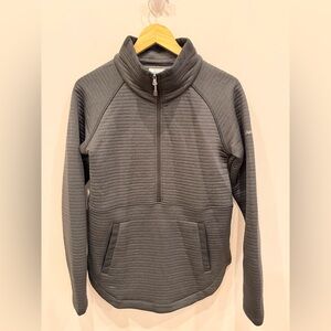 Columbia Womens XS Gray Quilted Half Zip Pullover Jacket